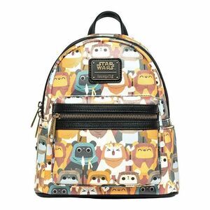 NWT! Loungefly Star Wars Ewok AOP Mini Backpack